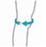 Where to measure: thigh circumference